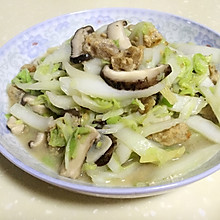 猪油渣炒大白菜香菇