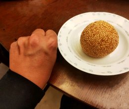 衢州特色小吃之麻球（大糖球）的做法