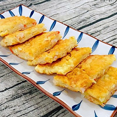 黑虎虾饼