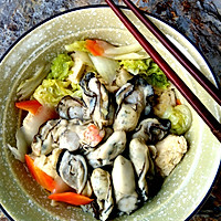 白菜牡蛎炖冻豆腐的做法图解8