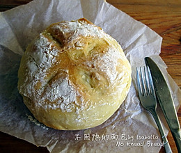 【懒人必备No Knead Bread】不用揉的面包的做法