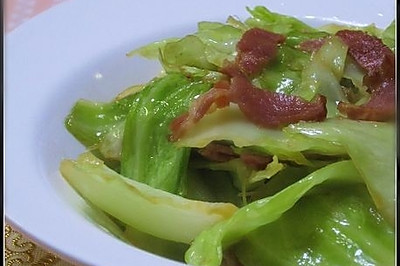 培根炒圆白菜
