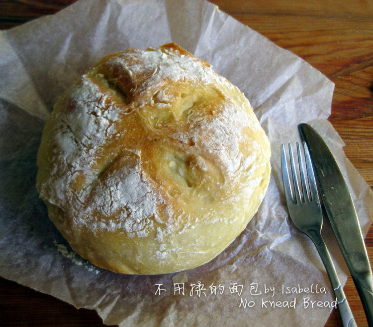 【懒人必备No Knead Bread】不用揉的面包的做法