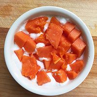 木瓜酸奶盆栽的做法图解7