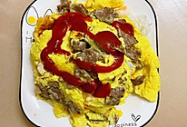 #蛋趣体验#超鲜嫩的滑蛋鲜虾牛肉饭的做法