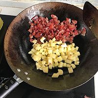 腊肠焖饭的做法图解3