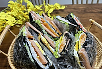 春游必备：折叠紫菜包饭的做法