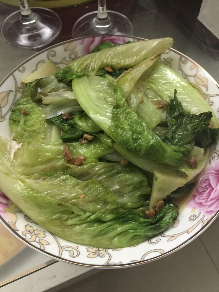 爆炒生菜的做法