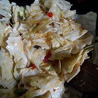 手撕包菜的做法图解4