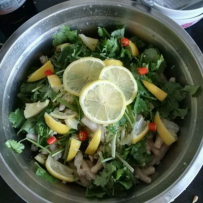 夏天小清新-柠檬酸辣鸡爪
