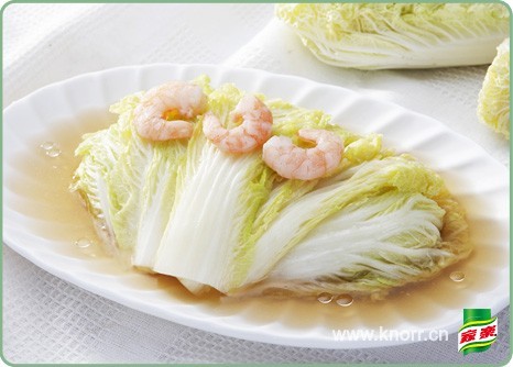 Baby cabbage in soup