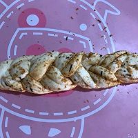 香葱肉松紫薯辫子面包的做法图解11