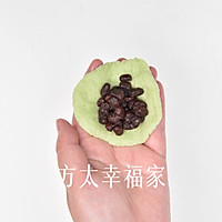 抹茶蜜豆麻薯包的做法图解4