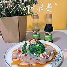 #轻食三剑客 嗨吃不怕胖#凉拌海蜇菠菜