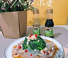 #轻食三剑客 嗨吃不怕胖#凉拌海蜇菠菜的做法