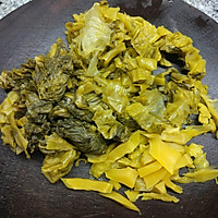 酸菜烧鸭血的做法图解1