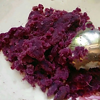 紫薯山药月饼的做法图解1