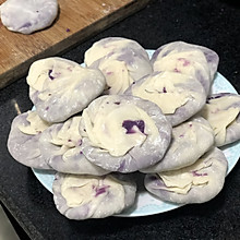 奶香紫薯饼