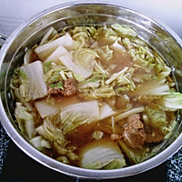 东北菜之大白菜豆腐炖粉条的做法图解4