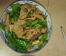 尖椒干豆腐的做法