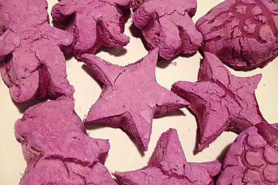 紫薯山药糯米饼（烤箱版）