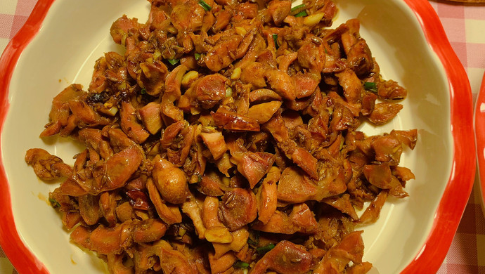 下酒菜 刷剧零食 烧烤味香辣过瘾 孜然辣炒鸡胗