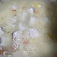 鳕鱼小米蔬菜粥的做法图解5