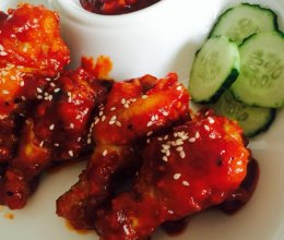 香香脆脆甜甜辣辣的韩式炸鸡的做法