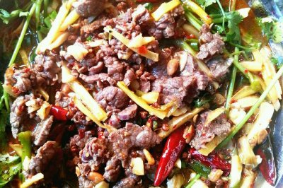 水煮牛肉姜