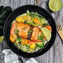 蒜香黄油三文鱼