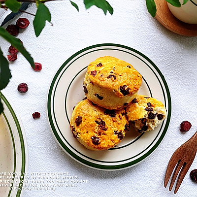 蔓越莓巧克力司康