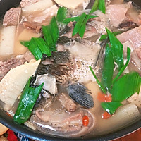 暖冬鱼羊鲜锅的做法图解3