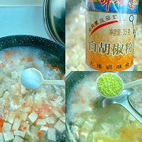#今天吃什么#荠菜豆腐羹的做法图解6