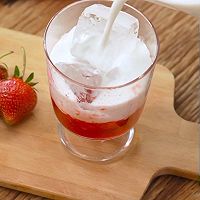 泰国甜品抹茶草莓椰奶的做法图解10
