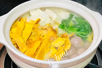 与你（芋泥）有缘/素食小四喜汤