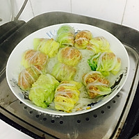 白菜粉丝卷的做法图解4