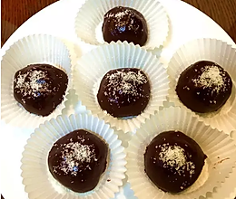 糯米滋 （巧克力版本 会爆浆的全家欢甜品 附超详细步骤图）的做法