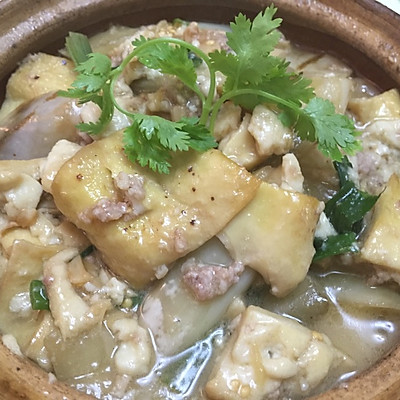 茄子豆干煲