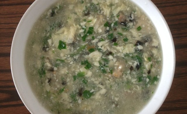豆腐肉末青菜羮