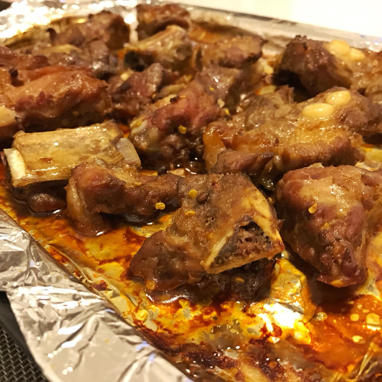 懒人烤箱版麻香排骨的做法