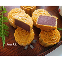 广式豆沙肉松月饼#手作月饼#的做法图解22