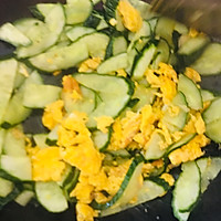 #龙年好运来 乐享豪吉味#黄瓜炒鸡蛋的做法图解6