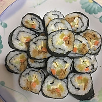 肉松紫菜包饭的做法图解5