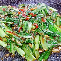 豆蒜辣 炒油麦菜的做法图解12