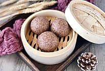 黑全麦豆沙包#年味十足的中式面点#的做法