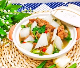 #冬季滋补花样吃法#清炖白萝卜牛肉汤的做法