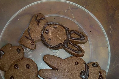 巧克力动物饼干