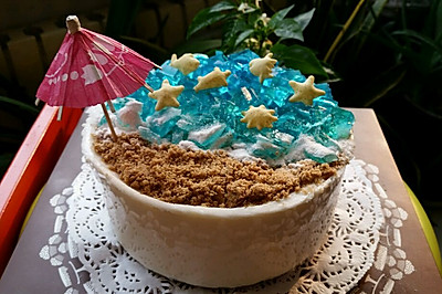 酸奶慕斯海洋蛋糕