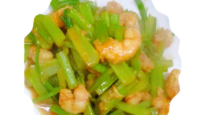 芹菜炒虾仁