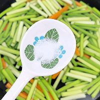 #做川菜用豪吉#五花肉炒蒜苔的做法图解6